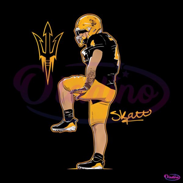 Cameron Skattebo Arizona State Sun Devils Superstar Pose PNG