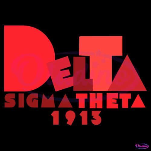 Cartoon Delta Sigma Theta 1913 SVG