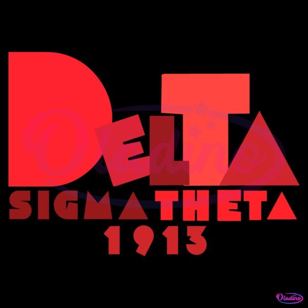 Cartoon Delta Sigma Theta 1913 SVG