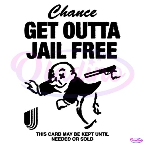 Chance Get Out Of Jail Free SVG