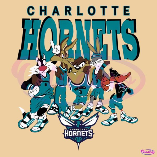 Charlotte Hornets Looney Tunes Nba Basketball PNG