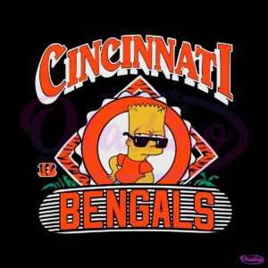 Cincinnati Bengals The Simpsons Bart SVG