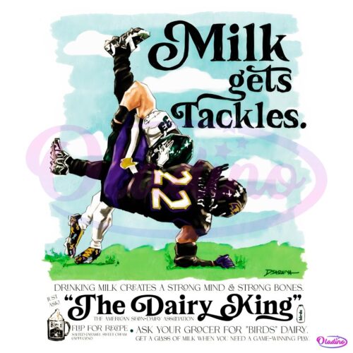 Cooper DeJean Milk Gets Tackles The Dairy King PNG