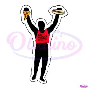 Dave Portnoy Del Rossis Cheesesteak Pizza PNG