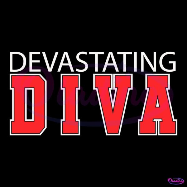 Delta Sigma Theta Sorority Devastating Diva SVG