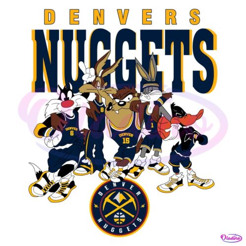 Denver Nuggets Looney Tunes Nba Basketball SVG