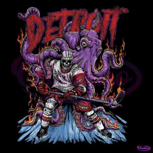 Detroit Red Wings Hockey Legend Of The Octopus PNG