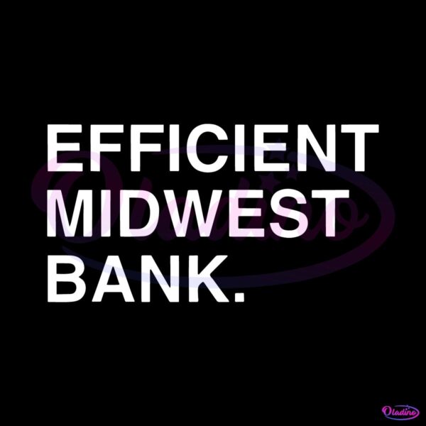 Efficient Midwest Bank SVG