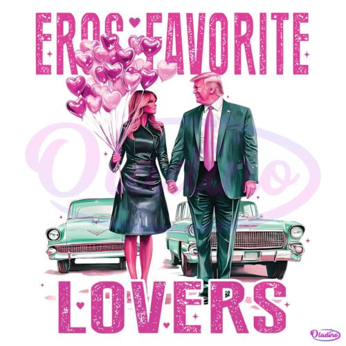 Eros Favorite Lovers Donald Trump And Melania Valentine PNG