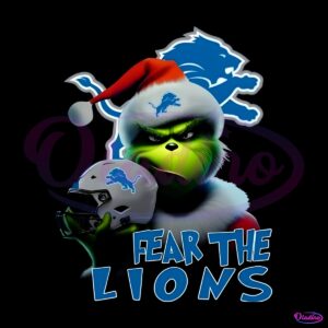 Fear The Lions Detroit Lions PNG