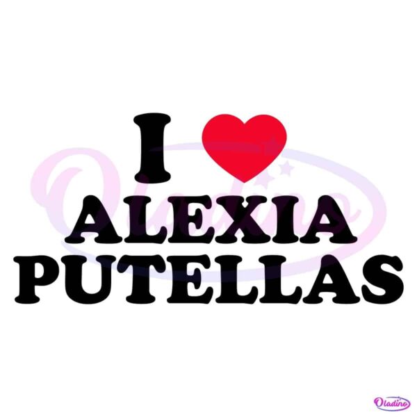 Femeni Solo I Love Alexia Putellas SVG