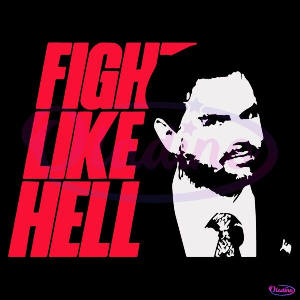 Fight Like Hell JD Vance SVG