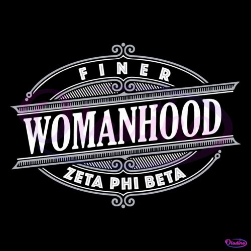 Finer Womanhood Zeta Phi Beta Sorority SVG