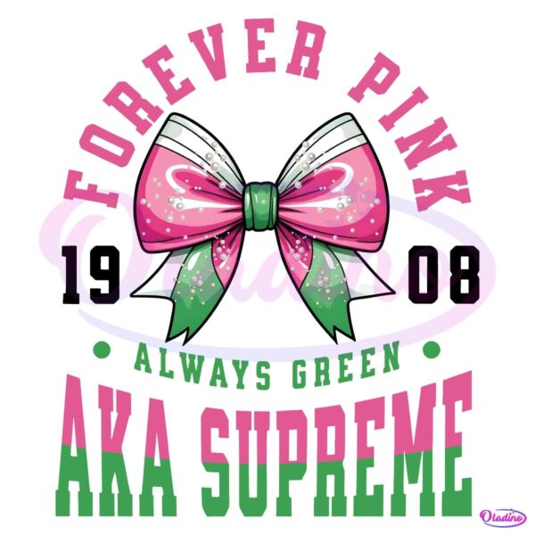 Forever Pink Always Green AKA Supbeme Est 1908 SVG