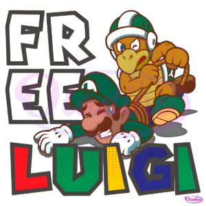 Free Luigi Mangione Funny Luigi Super Mario PNG