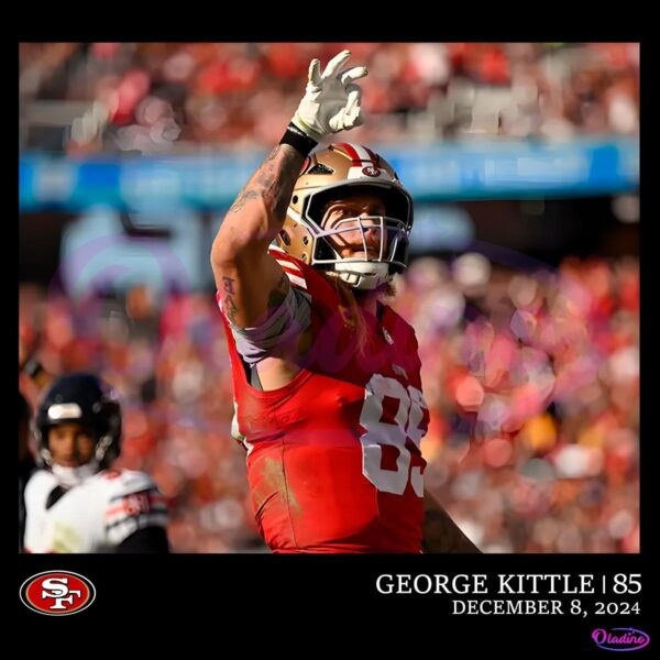 George Kittle 85 San Francisco 49Ers December 8 2024 PNG