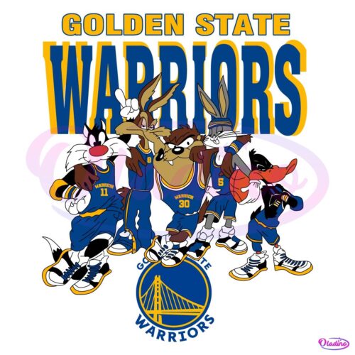 Golden State Warriors Looney Tunes Nba Basketball SVG