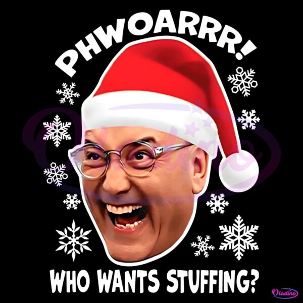 Gregg Wallace Santa Hat Phwoarrr Who Wants Stuffing PNG