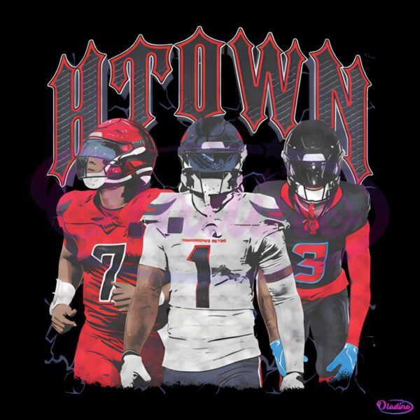 H Town Texans 731 Football Players PNG