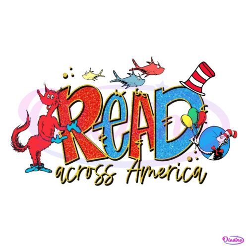 Happy Reading Book Day Dr Seuss Fox In Socks PNG