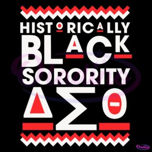 Historically Black Sorority Delta Sigma Theta SVG