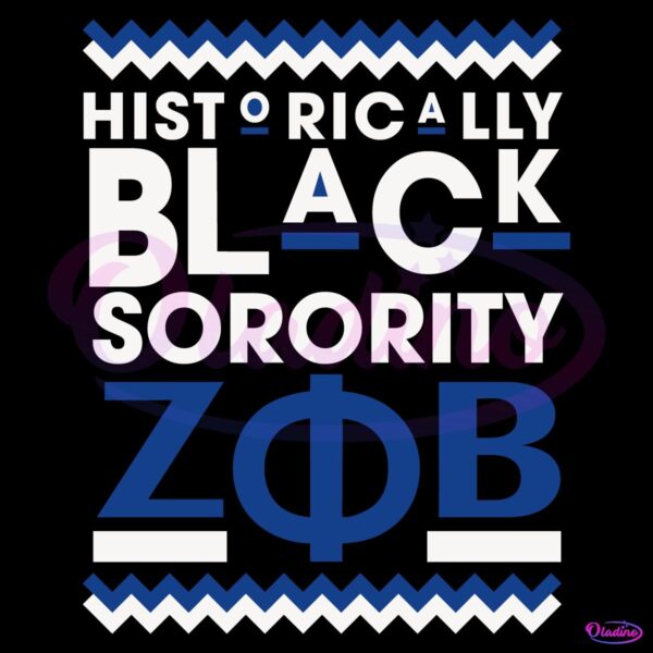 Historically Black Sorority Zeta Phi Beta SVG