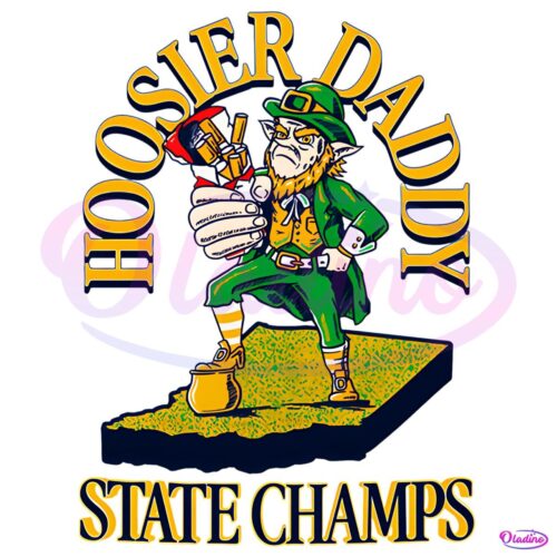 Hoosier Daddy State Champ Notre Dame Fighting Irish PNG