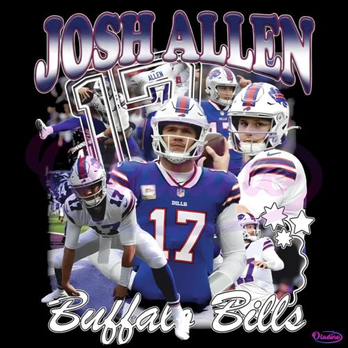 Josh Allen 17 Buffalo Bills PNG