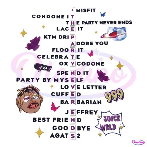 Juice Wrld The Party Never Ends Full Album PNG