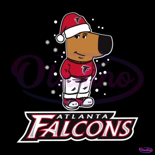 Just A Chill Guy Atlanta Falcons Football Christmas SVG