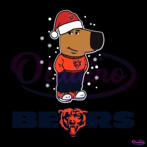 Just A Chill Guy Chicago Bears Football Christmas SVG