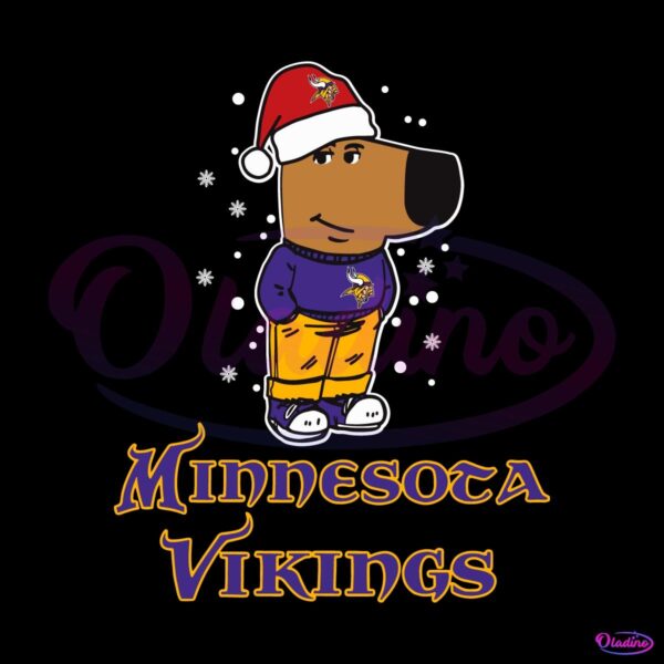 Just A Chill Guy Chill Minnesota Vikings Football Christmas PNG