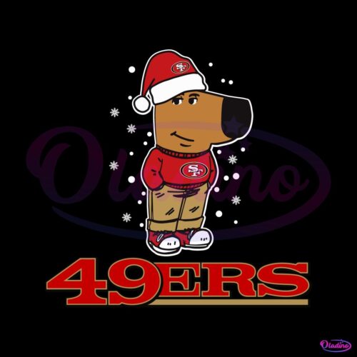 Just A Chill Guy Chill San Francisco 49ers Christmas SVG