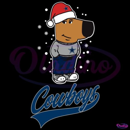 Just A Chill Guy Dallas Cowboys Football Christmas SVG