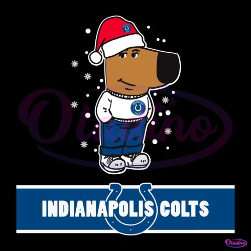 Just A Chill Guy Indianapolis Colts Football Christmas SVG