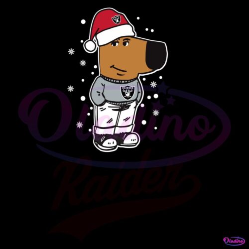 Just A Chill Guy Las Vegas Raiders Football Christmas SVG