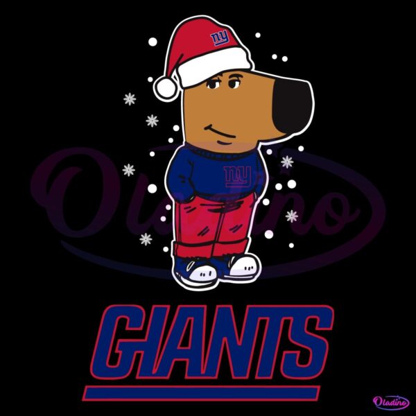 Just A Chill Guy New York Giants Football Christmas SVG