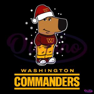 Just A Chill Guy Washington Commanders Christmas SVG