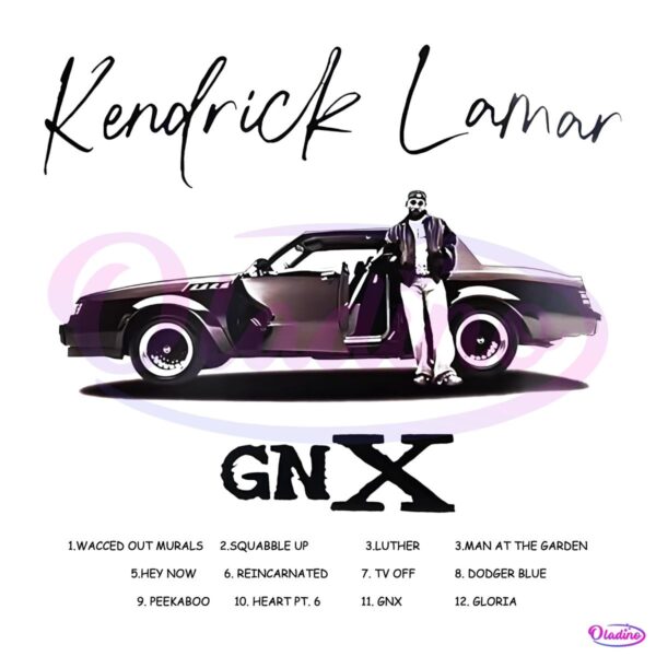 Kendrick Lamar Gnx Album Tracklist PNG