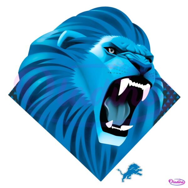 Lions Football Logo Mascot PNG