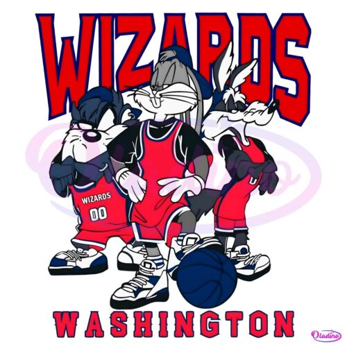 Looney Tunes Washington Wizards Nba Basketball PNG