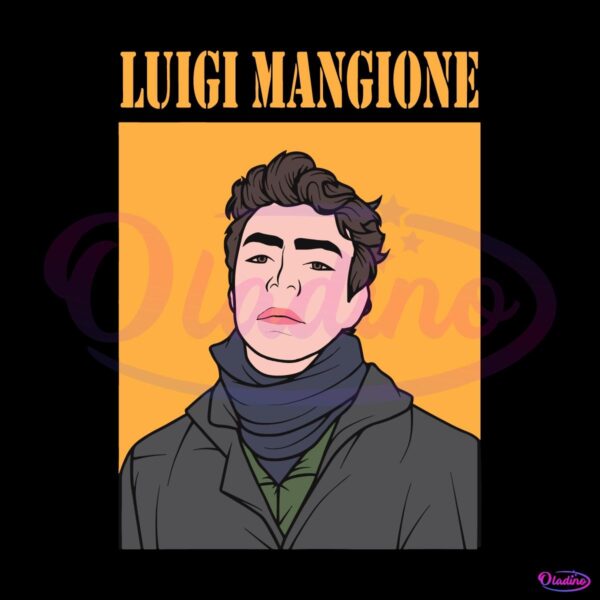 Luigi Mangione Characters Art SVG