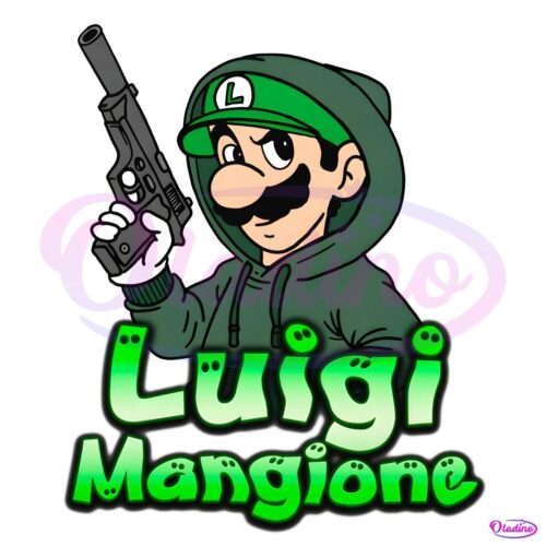 Luigi Mangione Funny Mario Luigi Character Killer PNG