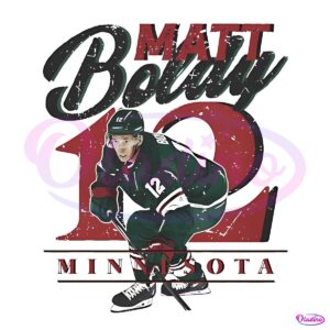 Matt Boldy 12 Player Minnesota Wild Hockey PNG