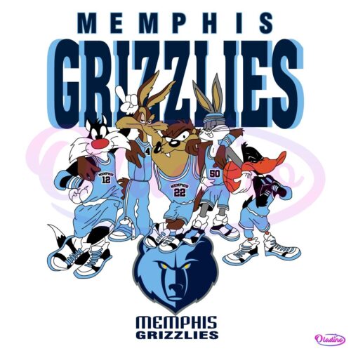 Memphis Grizzlies Looney Tunes Nba Basketball SVG