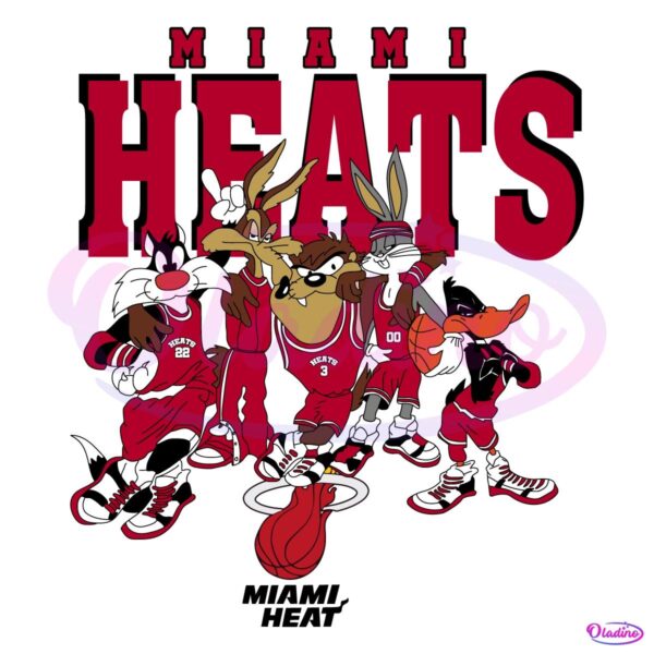 Miami Heat Looney Tunes Nba Basketball SVG