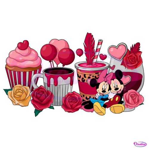 Mickey Minnie Mouse Valentines PNG