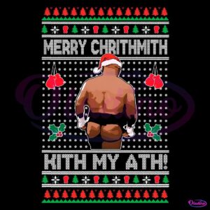 Mike Tyson Merry Chrithmith Kith My Ath PNG