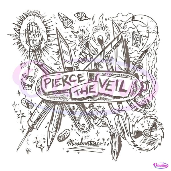 Misadventures Pierce The Veil Album PNG