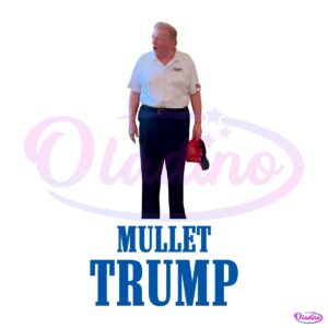 Mullet Trump Funny Trump New Hair Meme PNG